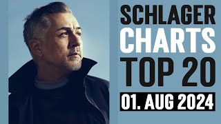 Schlager Charts Top 20  01 August 2024 [upl. by Ahsinrev]