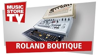 ROLAND Boutique TB03 TR09 VP03 First Look Sound Demo mit Jimmy Kresic [upl. by Sauncho]