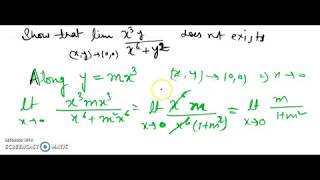 examples of Limit does not exists in function of two variables part 2 [upl. by Vod]