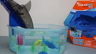 HexBug AquaBot 20  Shark Tank detailed Play Test Review  Snapping Catching Splashing fun [upl. by Ttennaej804]