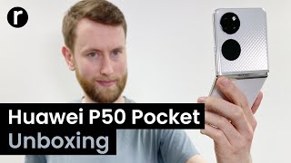 Huawei P50 Pocket Unboxing and HandsOn [upl. by Wakefield133]