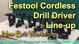 Festool Cordless Drill Driver Lineup [upl. by Marmaduke594]