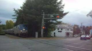 THE MOST AMAZING HORN EVER Amtrak P42DC 102 [upl. by Adali908]