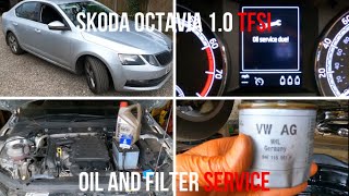 Skoda Octavia 10 Oil And FIlter Service [upl. by Eelnodnarb]