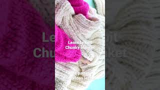 Learn to knit this chunky blanket with our free pattern and free video lesson [upl. by Einnek547]