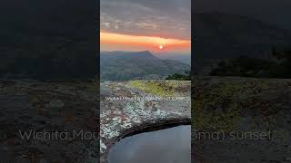 Sunset from Mount Scott in Oklahoma’s yes really WichitaMountains [upl. by Allemat485]