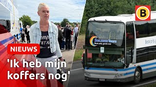 Drukte op het vliegveld Dan maar met de bus  Omroep Brabant [upl. by Luhar960]