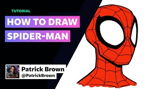 How to draw SpiderMan w Patrick Brown  DeviantArt Tutorials [upl. by Honniball]