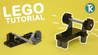 LEGO Weigth Lifting Bench Tutorial [upl. by Einaej]