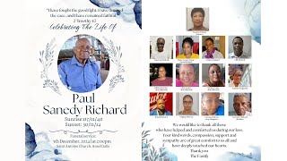 Celebrating The Life Of Paul Sanedy Richard [upl. by Courcy]