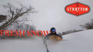 February Snow at Stratton Vermont  202223 Season [upl. by Marpet]