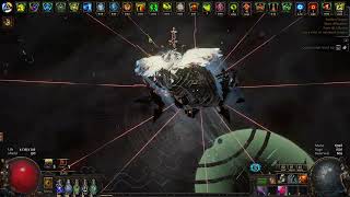 Path of Exile Settlers Of Kalguur 325  MultiMirror Lightning Arrow T17 Ambush [upl. by Aleik]