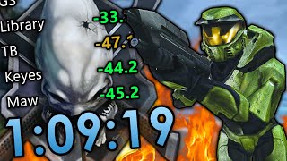 Halo CE Legendary Speedrun PB Attempts [upl. by Cirone665]