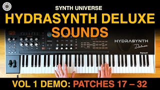 ASM Hydrasynth  Deluxe Sound Bank Vol 1 Demo patches 1732  Synth Universe [upl. by Cralg]