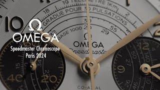 First Look at the Omega Speedmaster Chronoscope Paris 2024 [upl. by Analli]