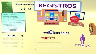 9 PROCEDIMIENTO ADMINISTRATIVO  LEY 392015  REGISTRO GENERAL [upl. by Aynot470]