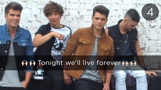 Union J  Tonight We Live Forever  Lyric Video [upl. by Audwen855]