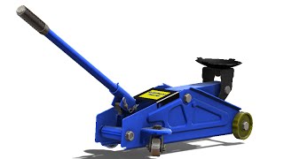 SolidWorks Tutorial 228 Hydraulic floor jack [upl. by Acinat41]