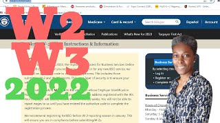 How to File W2 and W3 Electronically for 2022 [upl. by Tica]