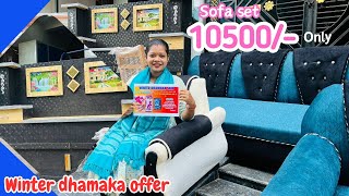 Sofa set Only 10500  Winter dhamaka Sale [upl. by Ylicis]