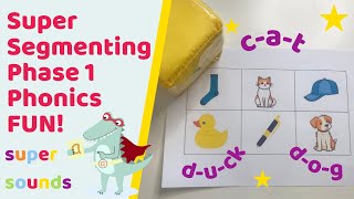 Segmenting Sounds  Phonics Phase 1 Game [upl. by Wayland466]