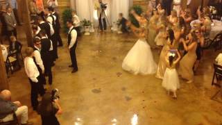 Grooms Epic Wedding Dance Off and Introduction [upl. by Suanne]