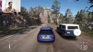 Blue Car  Amazing Car Driving  forzahorizon5 [upl. by Valerian]