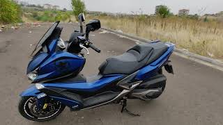 KYMCO XCITING S 400i ABS  EXHAUST SOUND  NOODOE MIVV EDITION 2021 [upl. by Arimas]