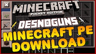 MOD DesnoGuns Minecraft PE  Instalação e Download MCPE [upl. by Enoitna]