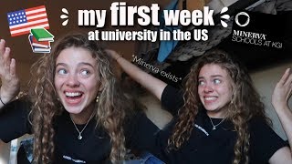 My FIRST WEEK at US University British Gal Moves to San Francisco Minerva Vlog 🌎 [upl. by Mallina]