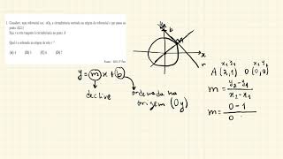 Exercício de declive e inclinação da reta [upl. by Kcirdnekal137]