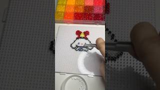 Diy Cinnamoroll Keychain  Perler Beads Keychain keychain diy accessories perlerbeads sanrio [upl. by Edy]