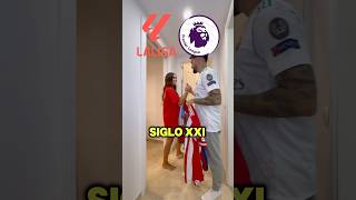 La Liga vs Premier League SXXl footballfunny laliga premierleague ronaldofans messifans [upl. by Sherurd]