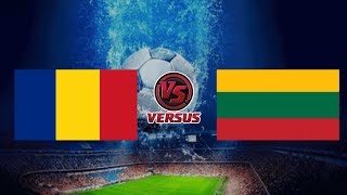 ROMANIA vs LITHUANIA  UEFA NATIONS LEAGUE 2024 [upl. by Mable51]