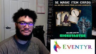 5E Magic Item Cards by EventyrGames Unboxing amp Overview with Mocha Bear [upl. by Ykcub]