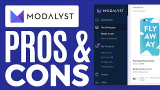 Wix Modalyst Dropshipping 2024 Pros amp Cons [upl. by Nylorahs]