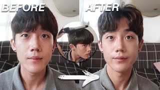 Korean Mens Hair Tutorial  Brute Choi [upl. by Aipmylo249]