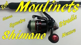 Test Moulinets Shimano  Stradic  Symetre  Nexave [upl. by Cordalia]