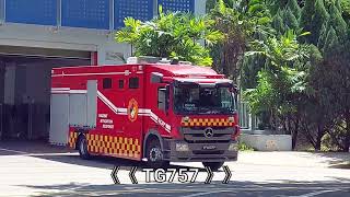 SCDF HMV121  HazMat Mitigation Vehicle [upl. by Arza]