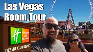 Las Vegas Room Tour HOLIDAY INN CLUB VACATIONS AT DESERT CLUB RESORT [upl. by Nolla520]