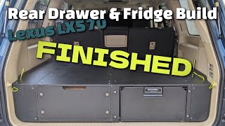 Ive finished the greatest drawer and fridge setup Lexus LX570 and Toyota Land Cruiser [upl. by Dnartreb]