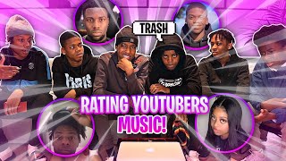 RATING YOUTUBERS MUSIC 110😳FT MKFRAY REUBZ4K  MORE [upl. by Ayim940]