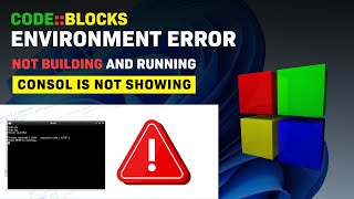 Codeblocks Console not opening [upl. by Ayikan707]