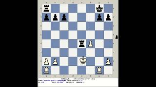 Mellberg B vs Ivkov Borislav  World Chess U20 Qual A 1953 Copenhagen Denmark [upl. by Fortunia550]