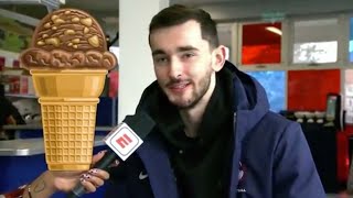 UConns Alex Karaban compares ice cream flavors to teammates 🍨  College GameDay [upl. by Santoro]