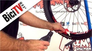 Cómo convertir en Tubeless una rueda de bicicleta [upl. by Adihsar]