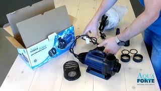 Unboxing AquaForte DM Low Voltage Teichpumpe [upl. by Attennot]