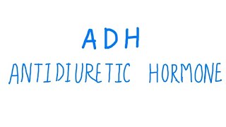 Antidiuretic Hormone  ADH Hindi  Its physiology and how it works ADH antidiuretichormone hindi [upl. by Sommer]