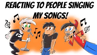 Reacting to People Singing My Songs [upl. by Bazar]