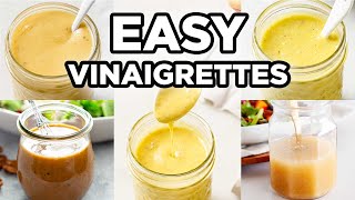 5 Easy Vinaigrette Recipes  Salad Dressing Recipes by MOMables [upl. by Terpstra]